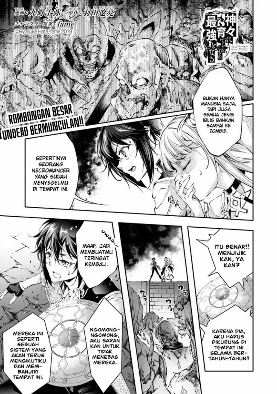 Kamigami ni Sodaterare Shimo no, Saikyou to Naru Chapter 31.2 Gambar 3